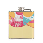 Unapologetic Bold Feminine Statement Flachmann (Rückseite)