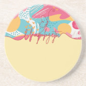 Unapologetic Bold Feminine Statement Getränkeuntersetzer (Vorne)