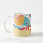 Unapologetic Bold Feminine Statement Kaffeetasse (Links)