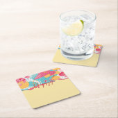 Unapologetic Bold Feminine Statement Rechteckiger Pappuntersetzer (Vor Ort)