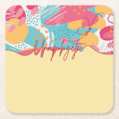 Unapologetic Bold Feminine Statement Rechteckiger Pappuntersetzer (Vorderseite)