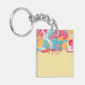 Unapologetic Bold Feminine Statement Schlüsselanhänger (Vorderseite links)