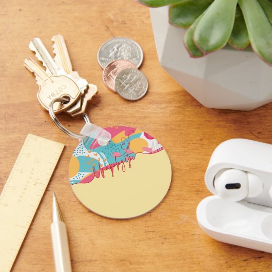 Unapologetic Bold Feminine Statement Schlüsselanhänger (Schreibtisch)