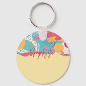 Unapologetic Bold Feminine Statement Schlüsselanhänger (Rückseite)