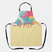 Unapologetic Bold Feminine Statement Schürze (Vorderseite)