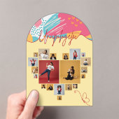 Unapologetic Personalized Feminine Photo Collage Acryleinladungen (Insitu (Handheld))