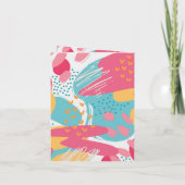 Unapologetic Personalized Feminine Photo Collage Feiertagskarte (Rückseite)