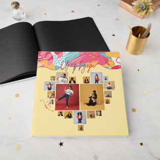 Unapologetic Personalized Feminine Photo Collage Gästebuch