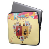 Unapologetic Personalized Feminine Photo Collage Laptopschutzhülle (Vorderseite Links)