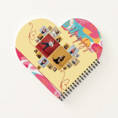 Unapologetic Personalized Feminine Photo Collage Notizblock (Rückseite)