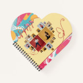 Unapologetic Personalized Feminine Photo Collage Notizblock (Vorderseite)