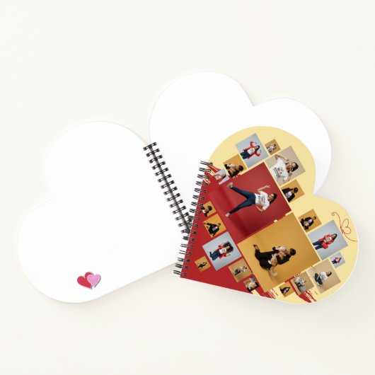 Unapologetic Personalized Feminine Photo Collage Notizblock (Innenseite)