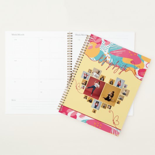 Unapologetic Personalized Feminine Photo Collage Planer (Anzeige)