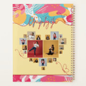 Unapologetic Personalized Feminine Photo Collage Planer (Rückseite)