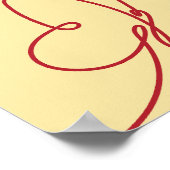 Unapologetic Personalized Feminine Photo Collage Poster (Ecke)