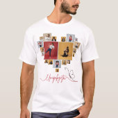 Unapologetic Personalized Feminine Photo Collage T-Shirt (Vorderseite)