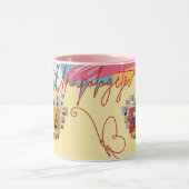 Unapologetic Personalized Feminine Photo Collage Tasse (Zentrum)