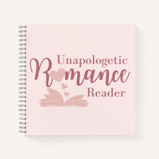 Unapologetic Romantik Reader Notebook Notizblock (Vorderseite)
