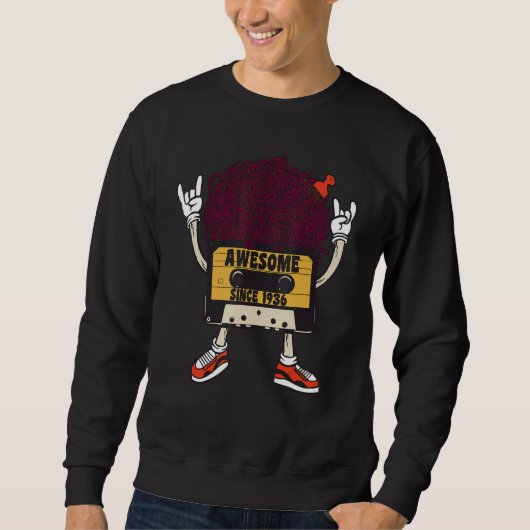 Unapologetically black awesome since 1936 african sweatshirt (Vorderseite)