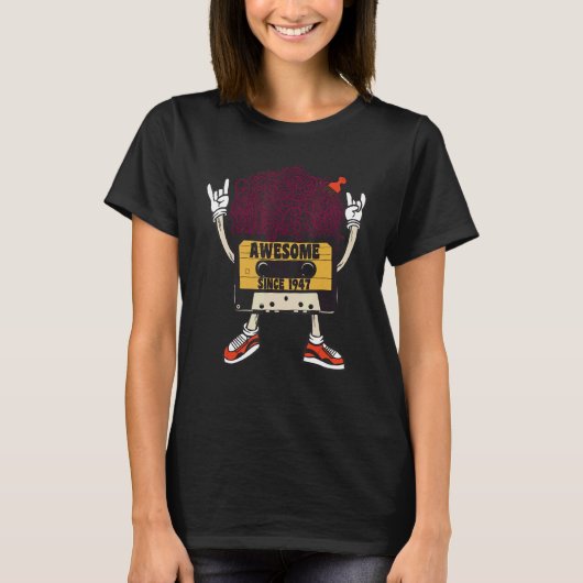 Unapologetically black awesome since 1947 african T-Shirt (Vorderseite)