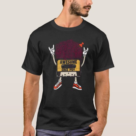 Unapologetically black awesome since 1959 african T-Shirt (Vorderseite)