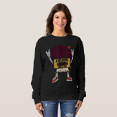 Unapologetically black awesome since 1961 african  sweatshirt (Vorne ganz)