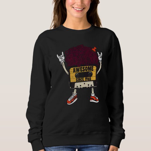 Unapologetically black awesome since 1965 african sweatshirt (Vorderseite)
