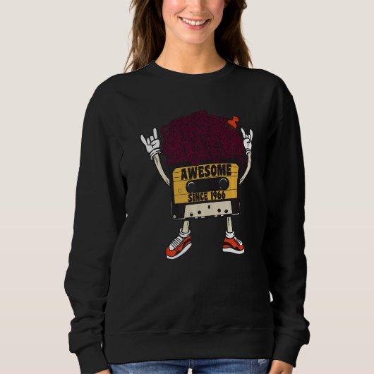 Unapologetically black awesome since 1966 african sweatshirt (Vorderseite)