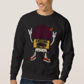 Unapologetically black awesome since 2007 african sweatshirt (Vorderseite)