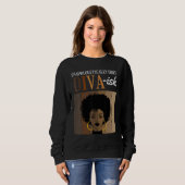 Unapologetically HBCU Diva ish Historical Black Co Sweatshirt (Vorne ganz)