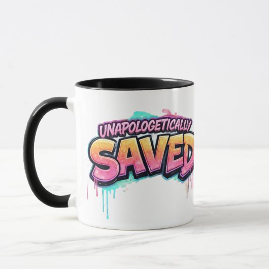 Unapologetically Saved Mug Tasse (Links)