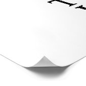 Unapologetiker Atheist Poster (Ecke)