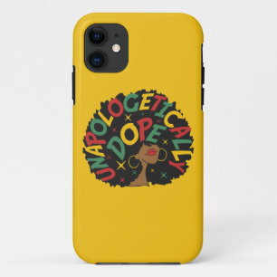 Unapologetisch dope Black Girl Afro Case-Mate iPhone Hülle