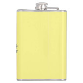 Unapologetisch dope Black Girl Afro Flachmann (Rückseite)