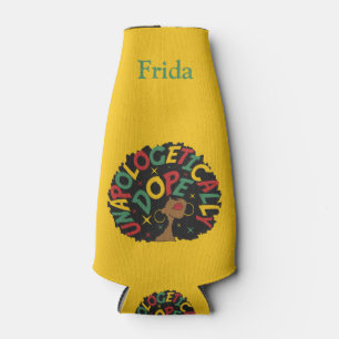 Unapologetisch dope Black Girl Afro Flaschenkühler