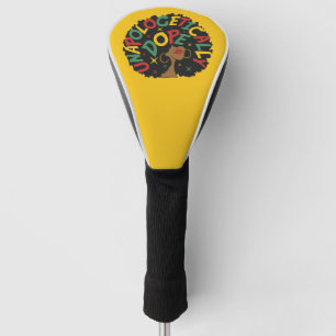 Unapologetisch Dope Black Girl Afro Golf Headcover