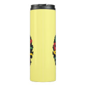 Unapologetisch dope Black Girl Afro Thermosbecher (Rückseite)