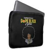 Unapologetisch Dope Black Nurse Laptopschutzhülle (Vorne Rechts)