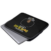 Unapologetisch Dope Black Nurse Laptopschutzhülle (Vorne Knopf)