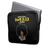 Unapologetisch Dope Black Nurse Laptopschutzhülle (Vorderseite Links)