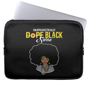 Unapologetisch Dope Black Nurse Laptopschutzhülle