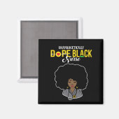 Unapologetisch Dope Black Nurse Magnet (Vorderseite/Rückseite)