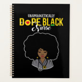 Unapologetisch Dope Black Nurse Planer (Vorderseite)