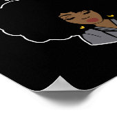 Unapologetisch Dope Black Nurse Poster (Ecke)