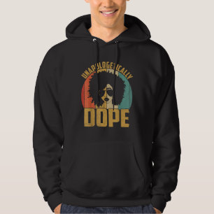 Unapologetisch dope Black Prix Melanin African Hoodie