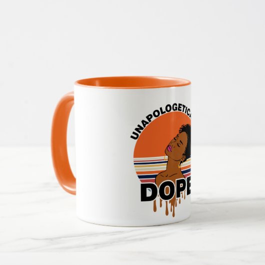 Unapologetisch dope Combo-Tasse Tasse (Vorderseite Links)