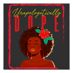 Unapologetisch dope T - Shirt Hip Hop T Shirts Poster