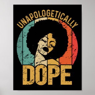 Unapologetisch Drug Black History Montag Afrikas Poster