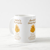 unapologetisch kaffeetasse (Vorderseite Links)