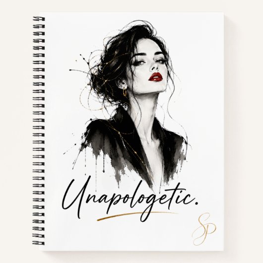 Unapologetisch. Personalisiertes Notizbuch (Vorderseite)